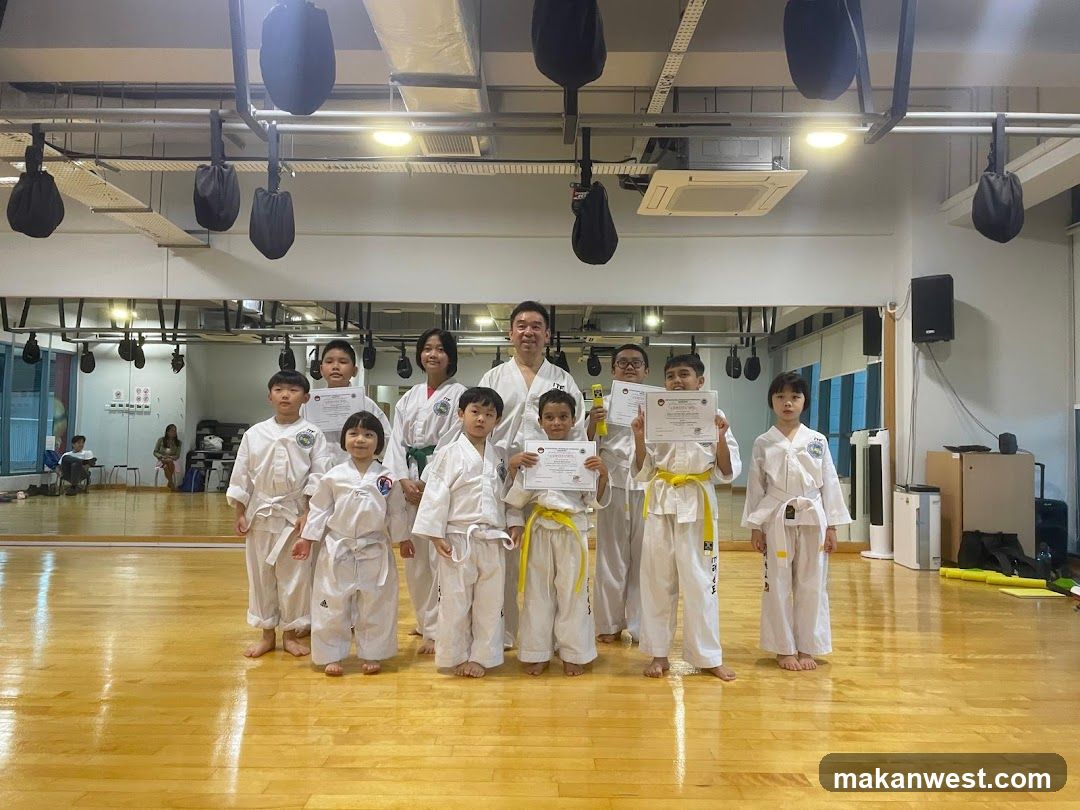 Dojo Group Photo with Certificates