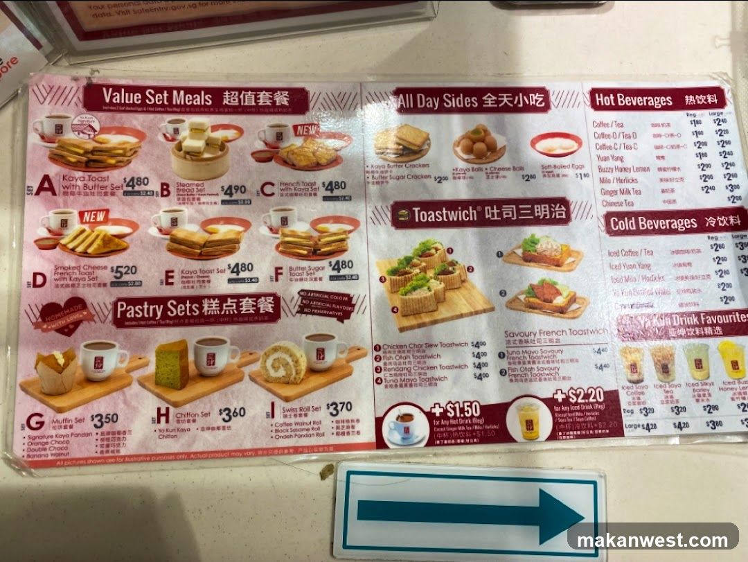 Food Menu Board