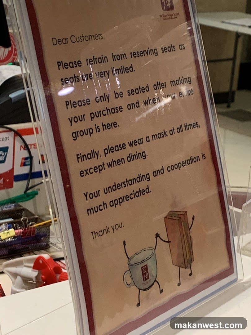 Customer Notice Sign