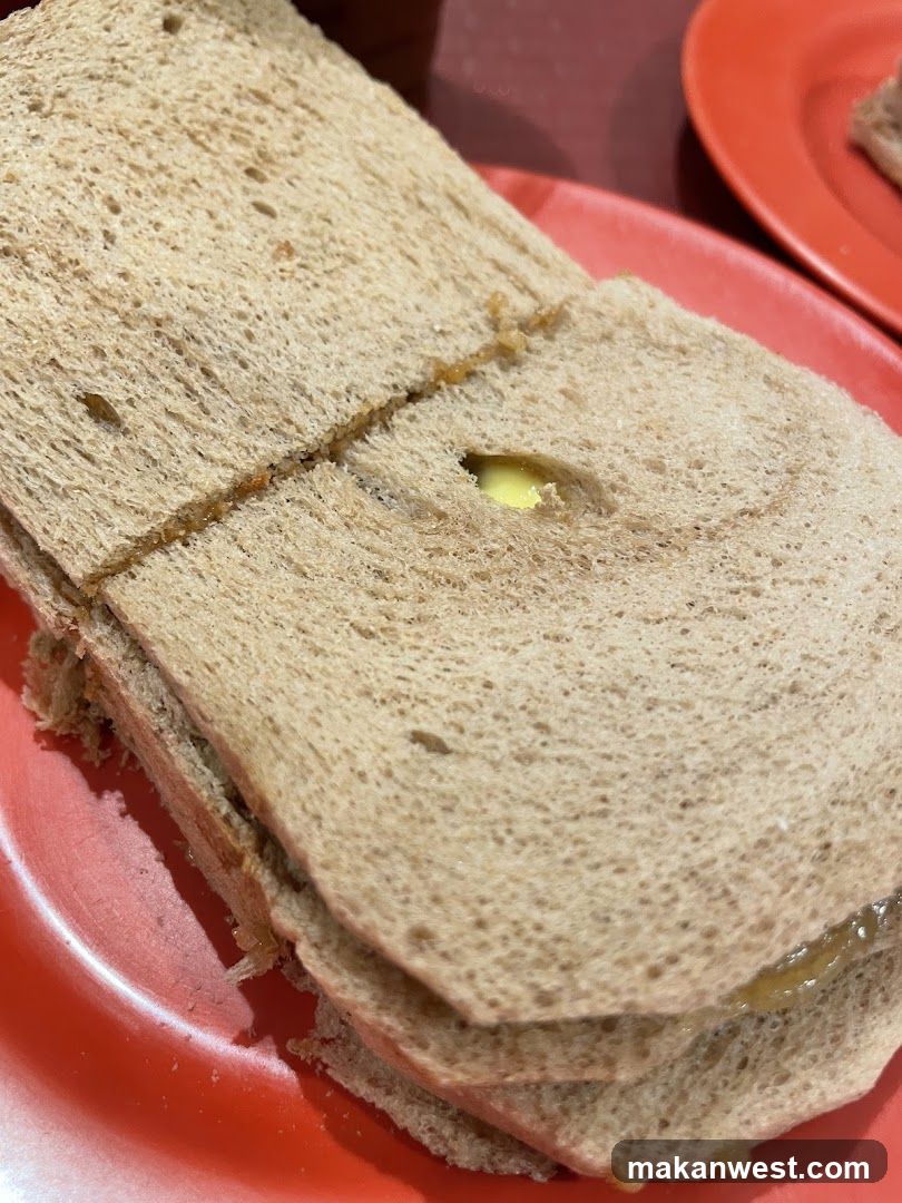 Sandwich on Red Plate