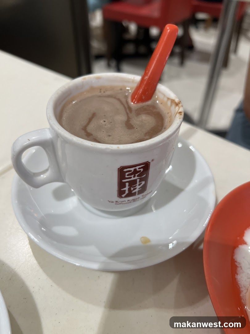 Cup of coffee with logo