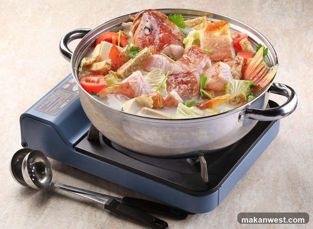 Hot Pot with Fish and Vegetables