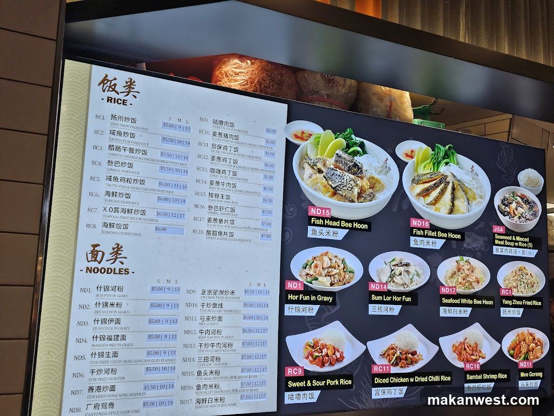 Restaurant Menu Board