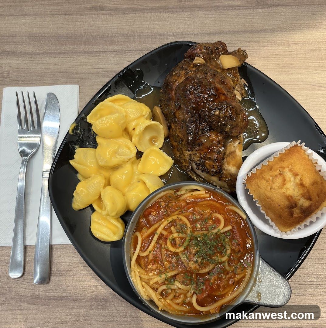 Meal with Pasta and Meat