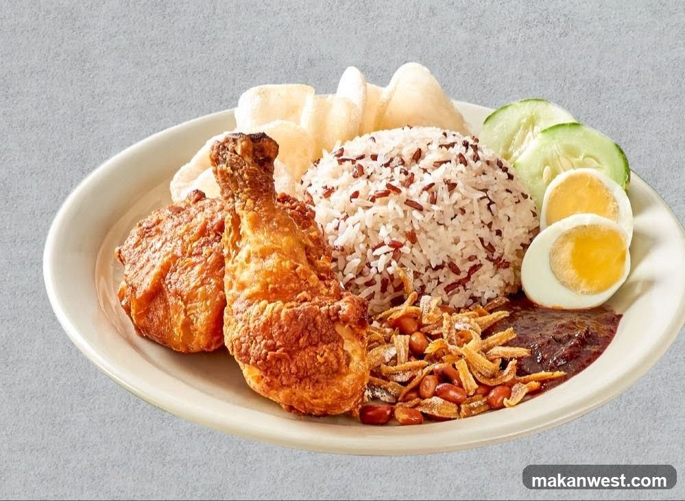 Fried Chicken Rice Plate