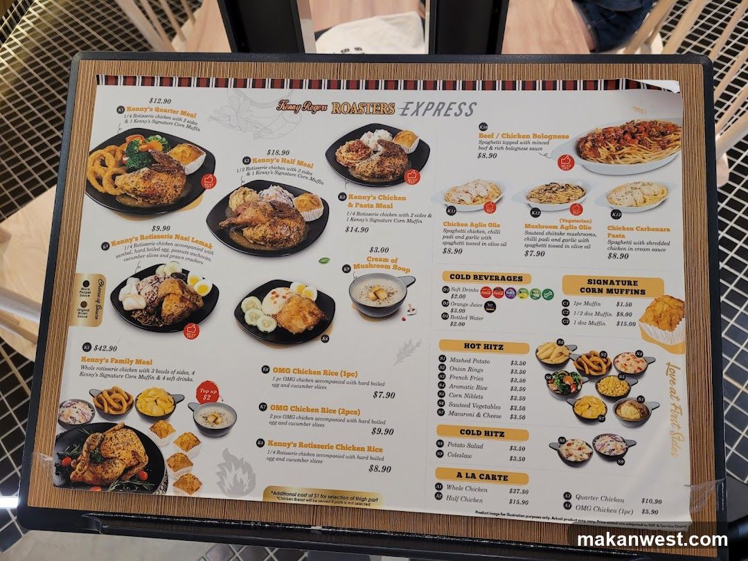 Heavy Roaster's Express Menu
