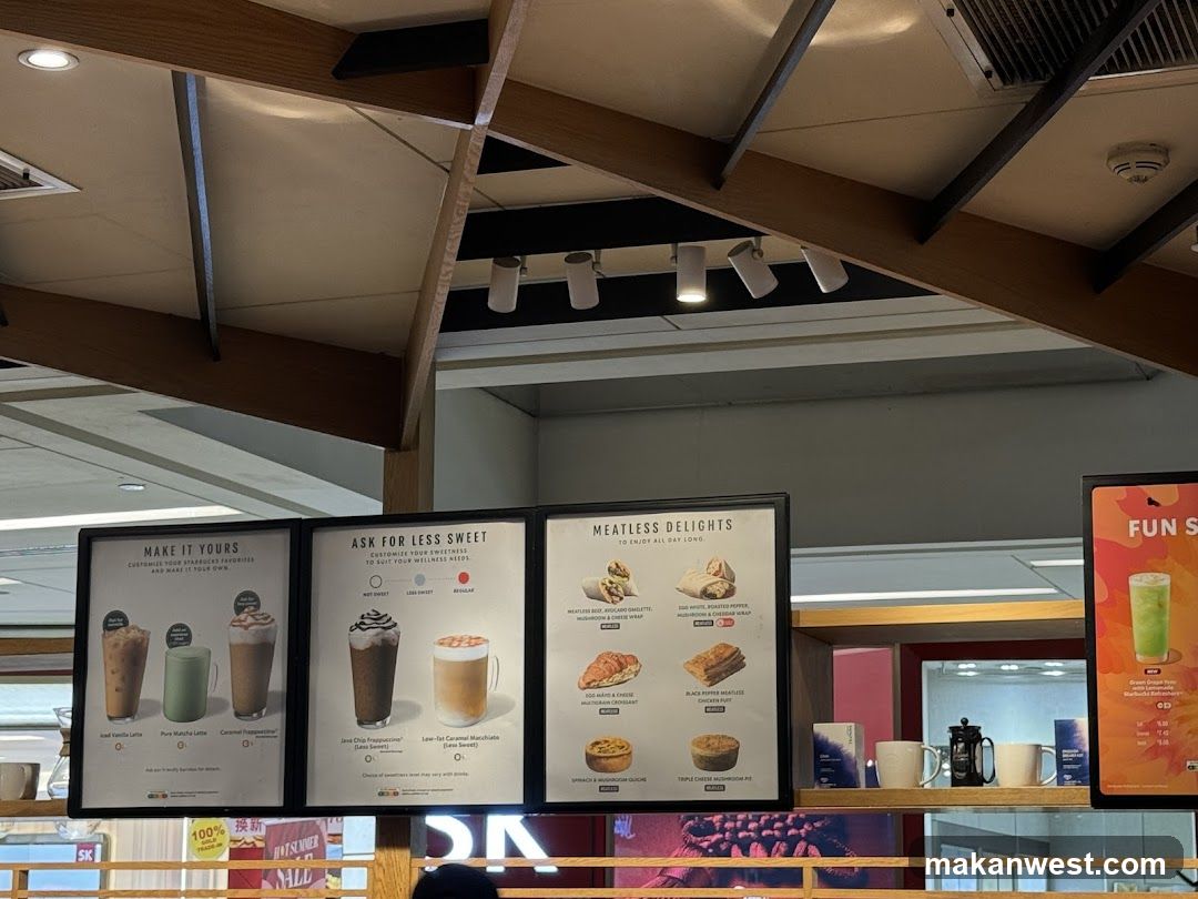 Coffee Shop Interior Menu Display
