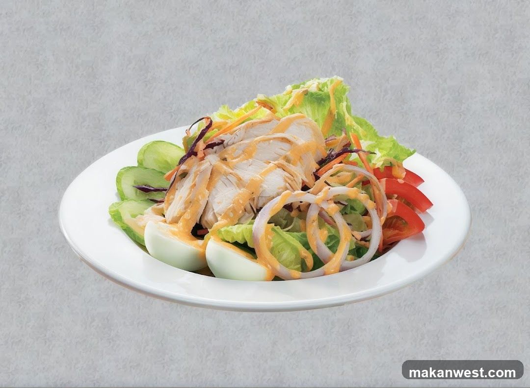 Chicken Salad with Dressing