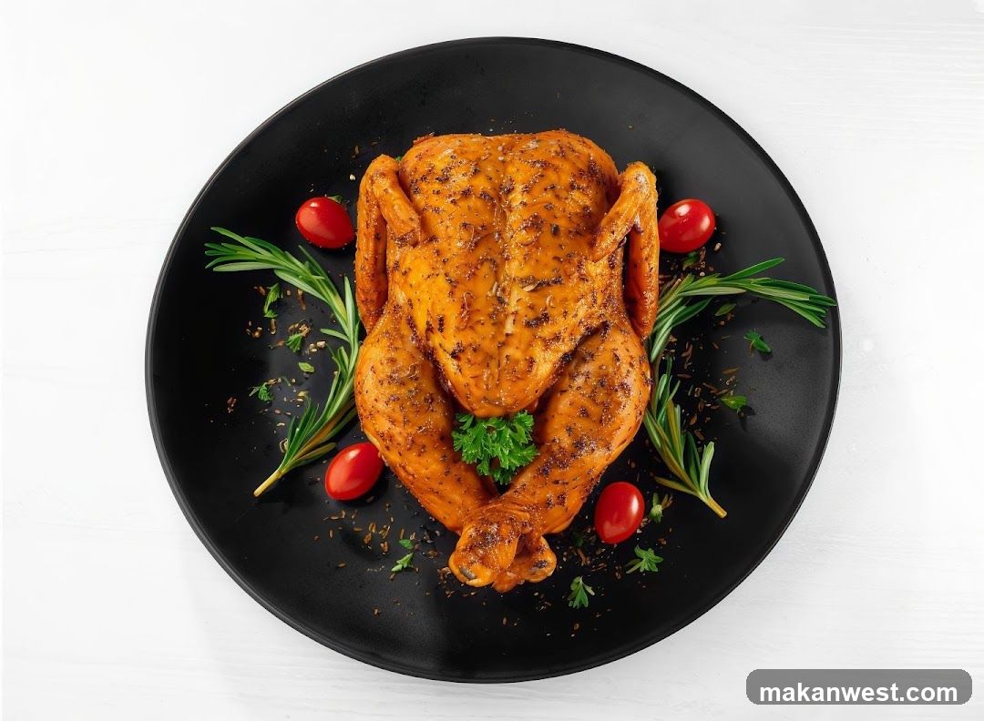 Roasted Chicken with Herbs and Cherry Tomatoes