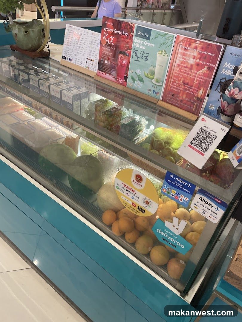 Fruit and Tea Display Counter
