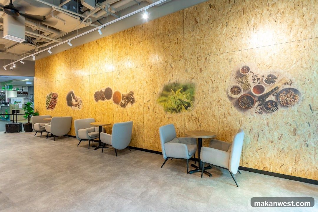Interior Lounge Area with Wall Art