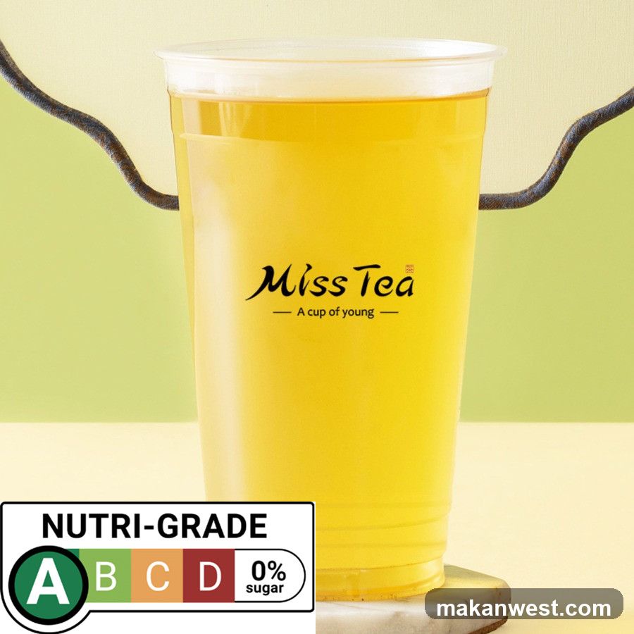 Miss Tea Cup with Nutri-Grade Label