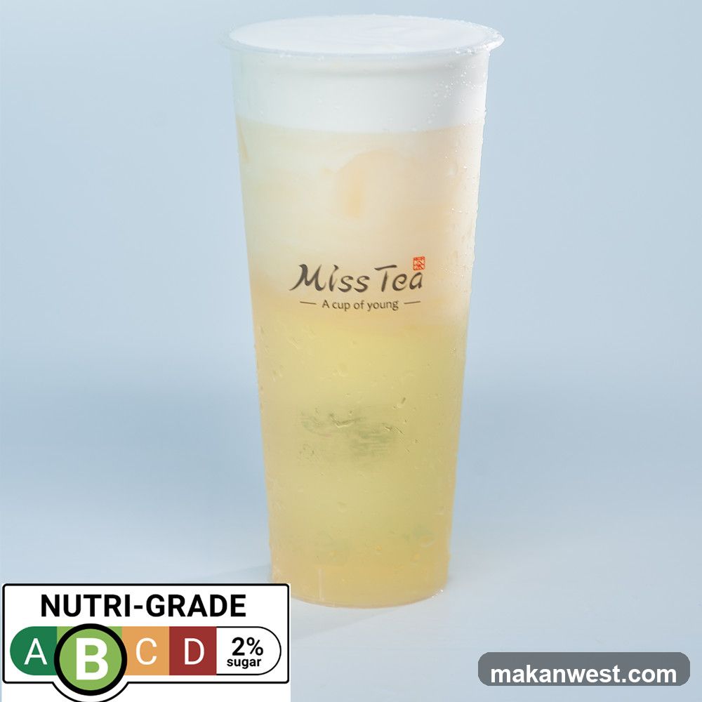 Miss Tea Drink with Nutri-Grade Label