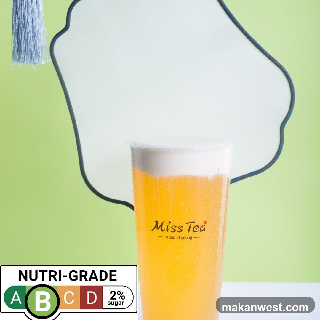 Miss Tea Drink with Nutri-Grade Label