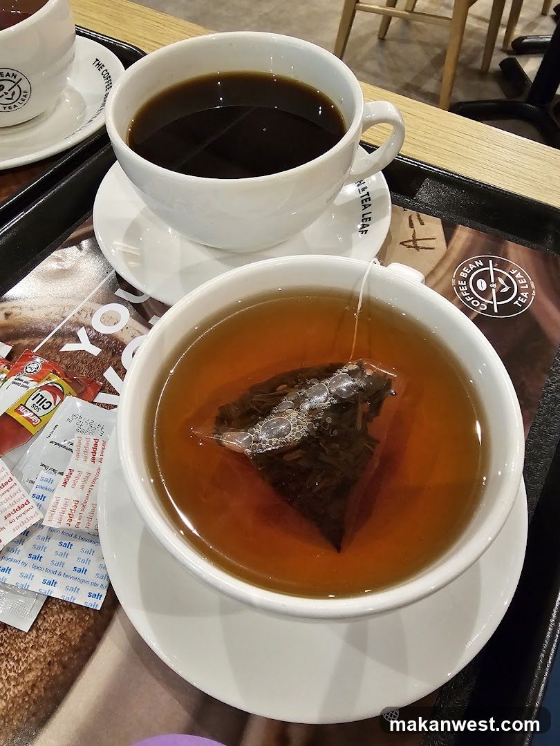 Coffee and Tea on Tray