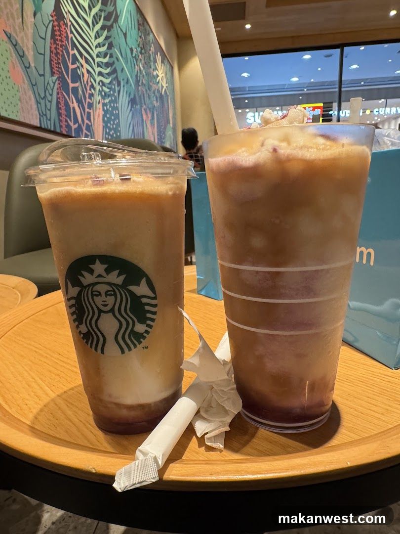 Starbucks Drinks on Table