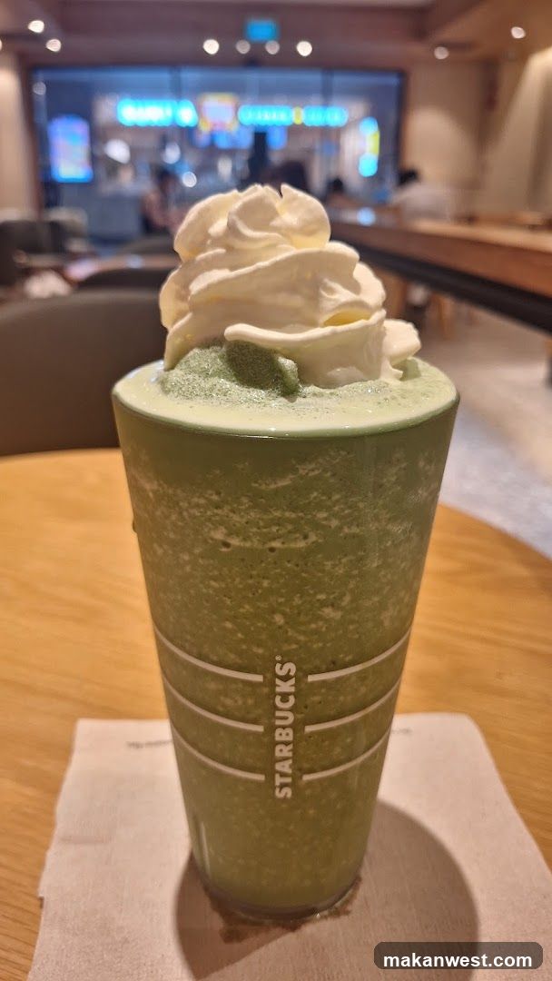 Matcha Frappuccino with Whipped Cream