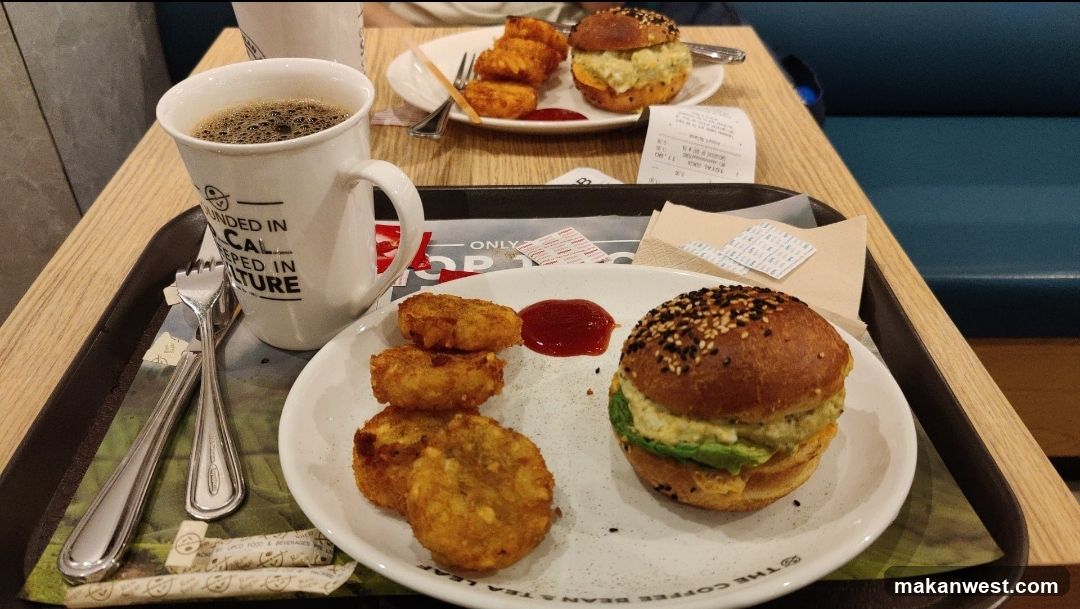 Breakfast Meal at Coffee Shop