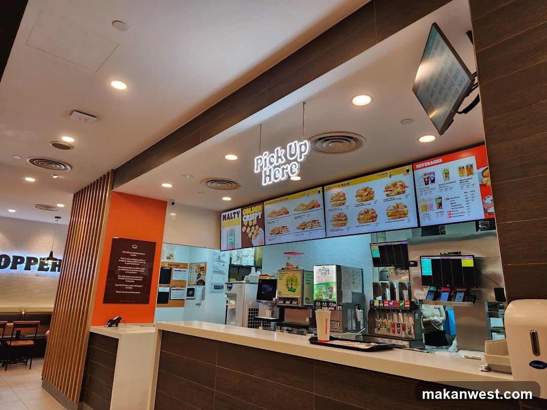 Fast Food Counter Interior