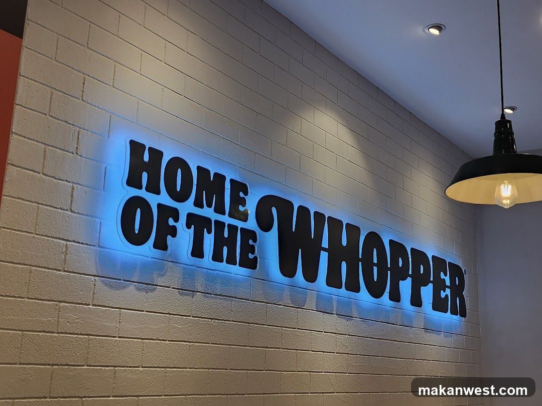 Home of the Whopper Signage