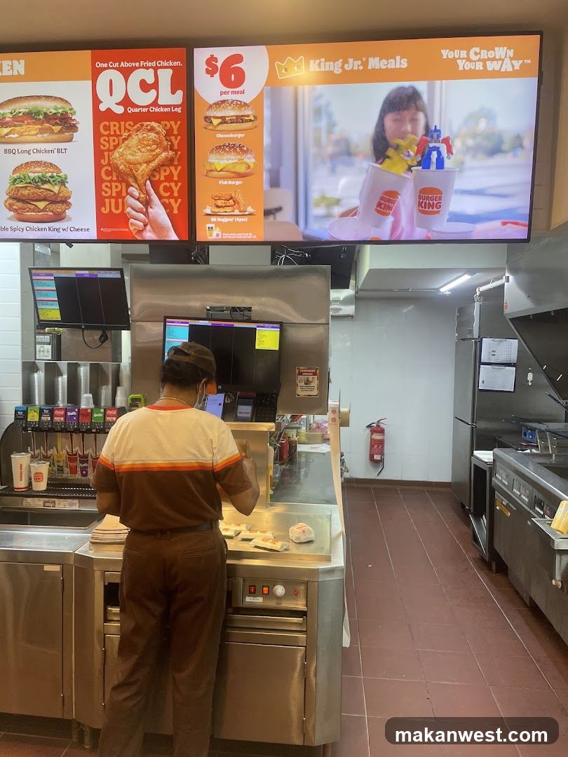 Burger King Kitchen Interior