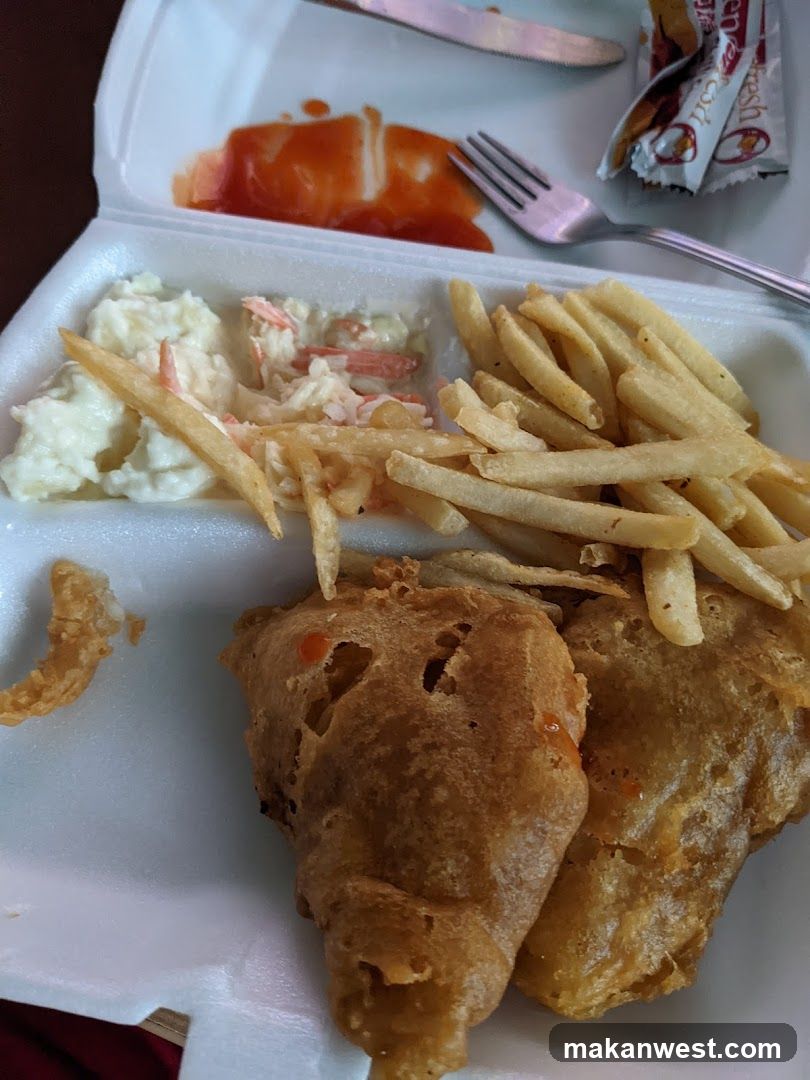 Takeout Meal in Styrofoam Container