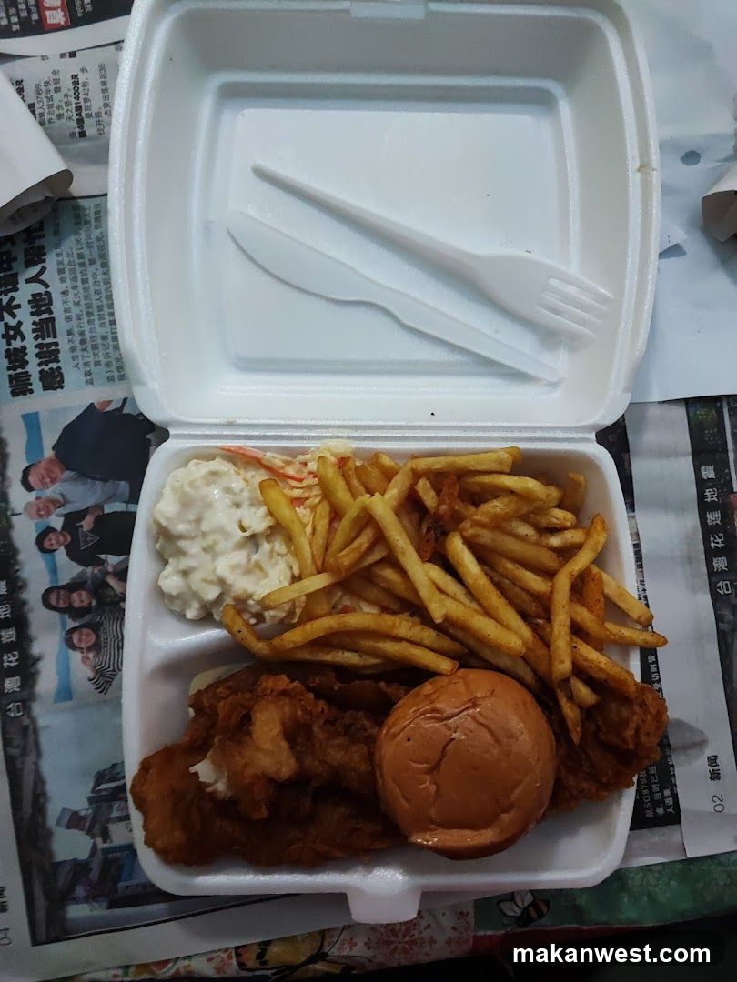 Takeout Meal with Fried Chicken and Fries