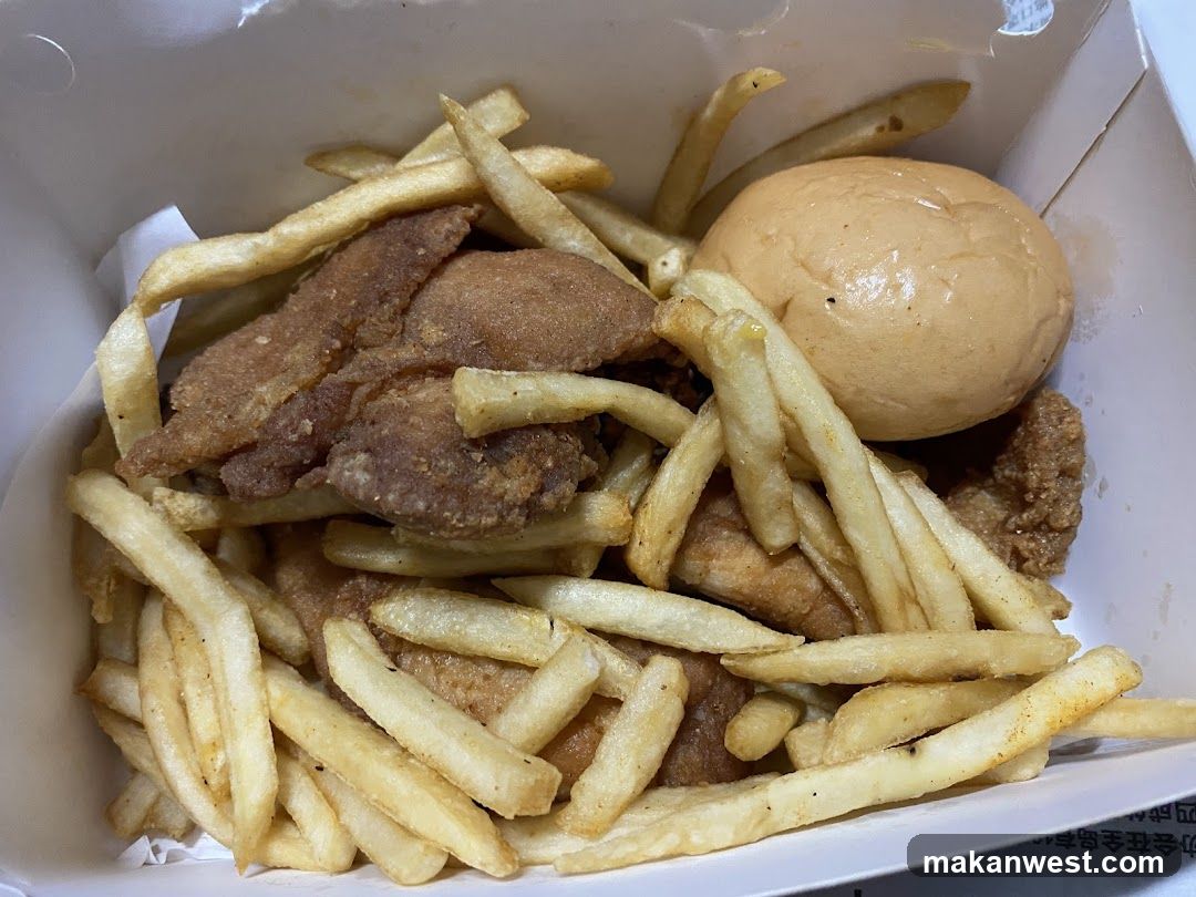 Fried Chicken and Fries Meal
