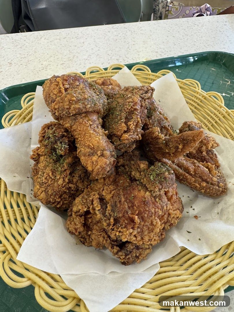 Fried Chicken on Tray