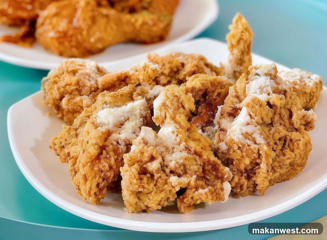 Fried Chicken with Cheese Topping