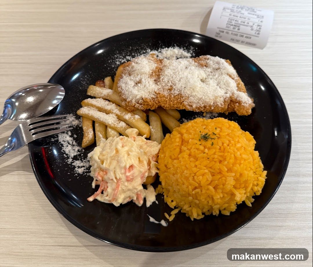 KFC Meal Plate