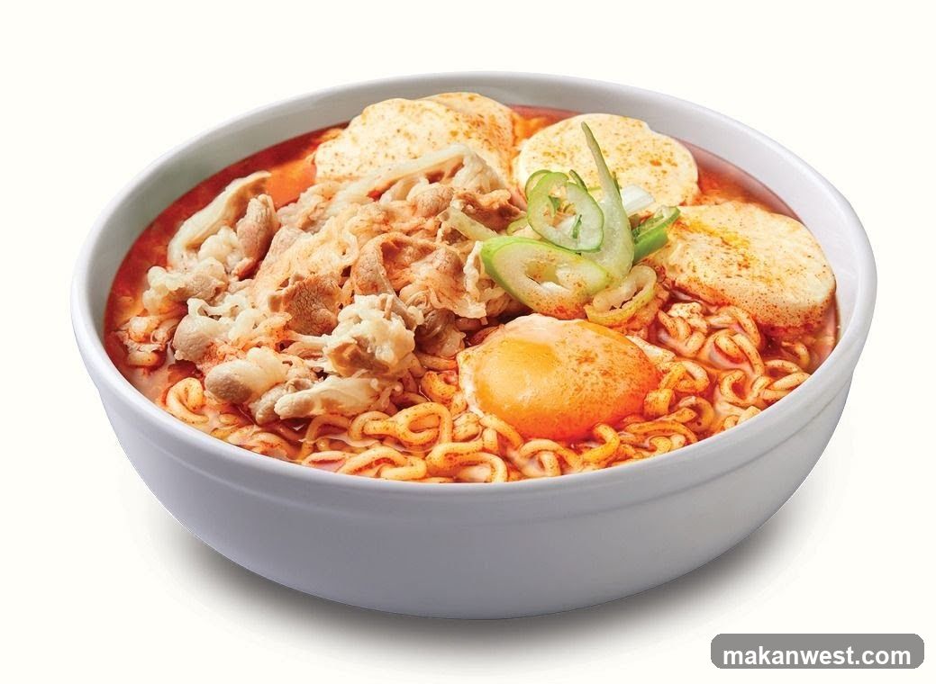 Spicy Ramen Bowl with Egg and Tofu