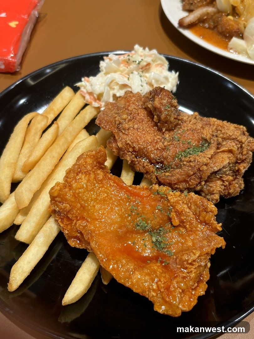 Fried Chicken and Fries Plate
