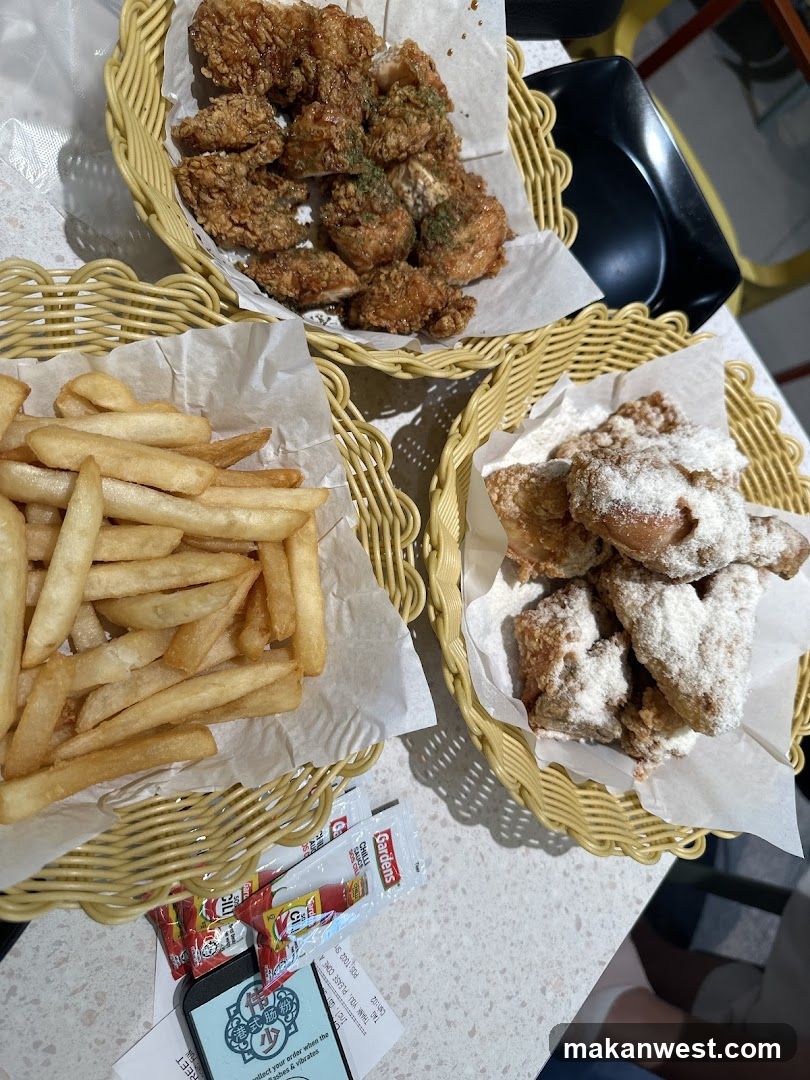 Fried Chicken and Fries Meal