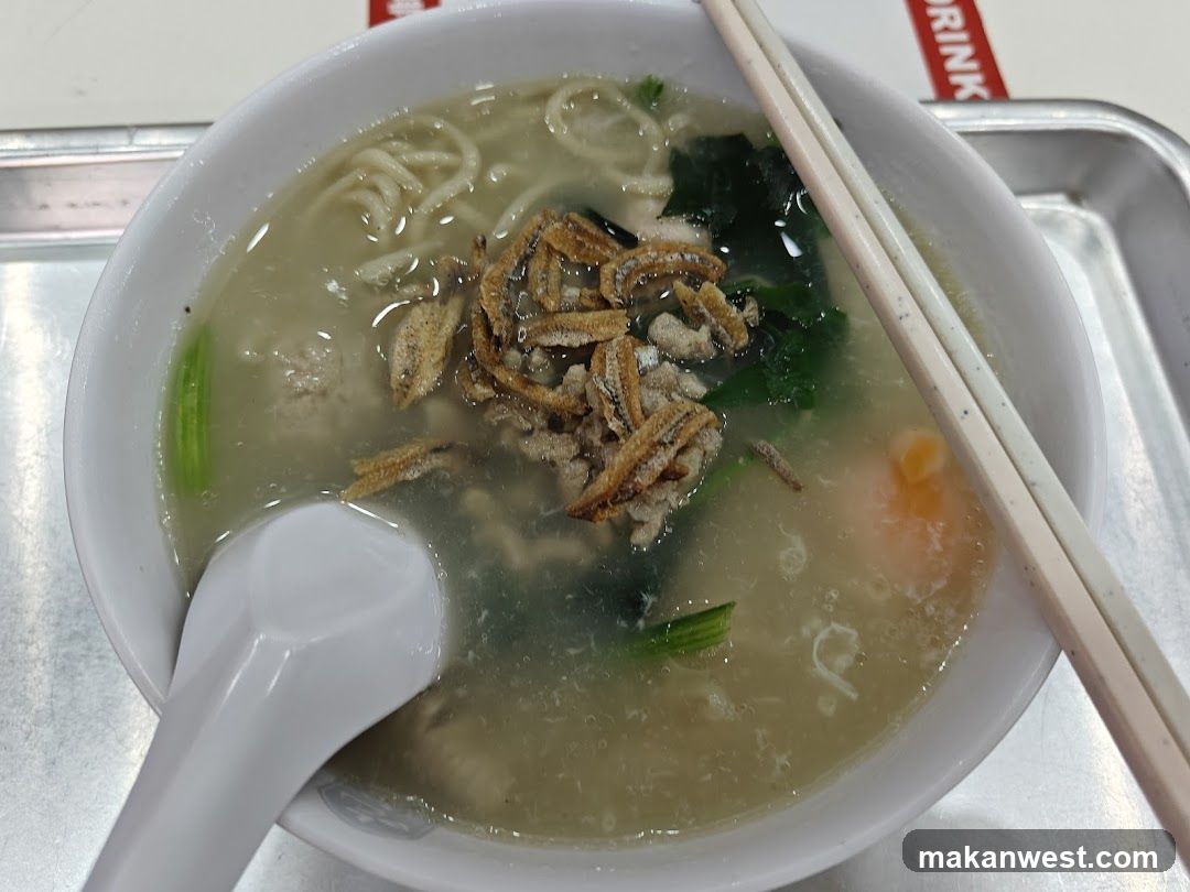 Bowl of Noodle Soup with Toppings