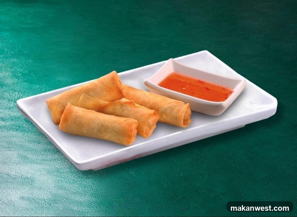Spring Rolls with Sauce