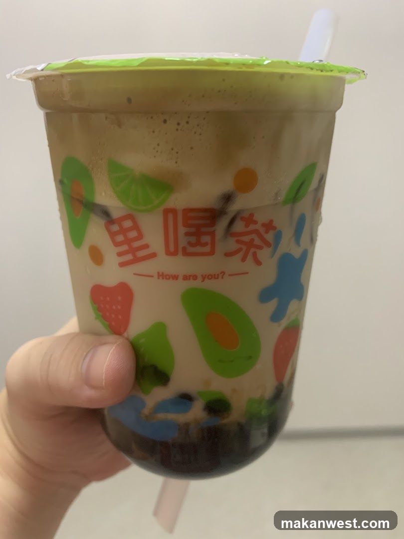 Boba Milk Tea Cup