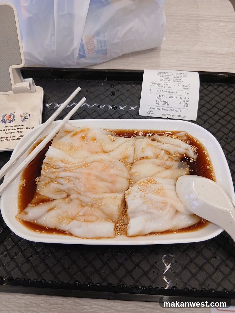 Dim Sum Plate with Receipt