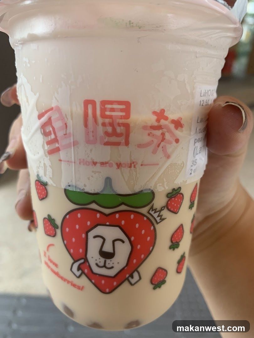 Boba Milk Tea Cup