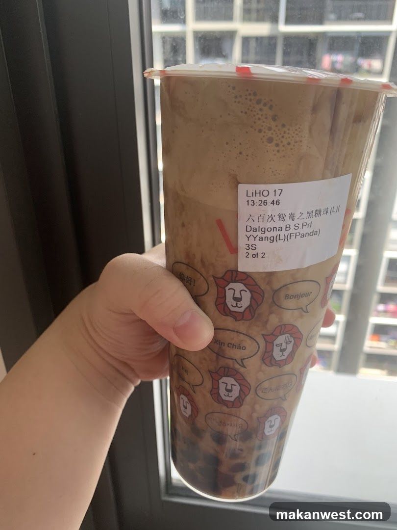 Boba Milk Tea Cup
