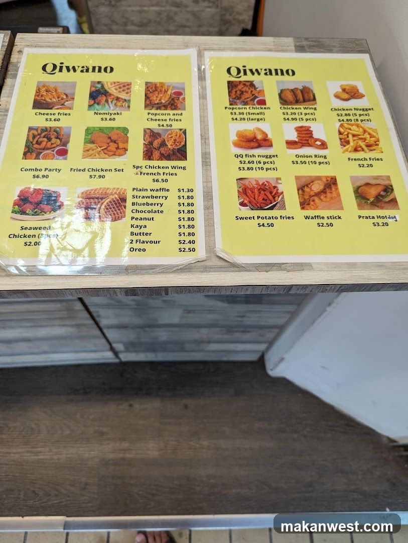 Qiwano Menu Display