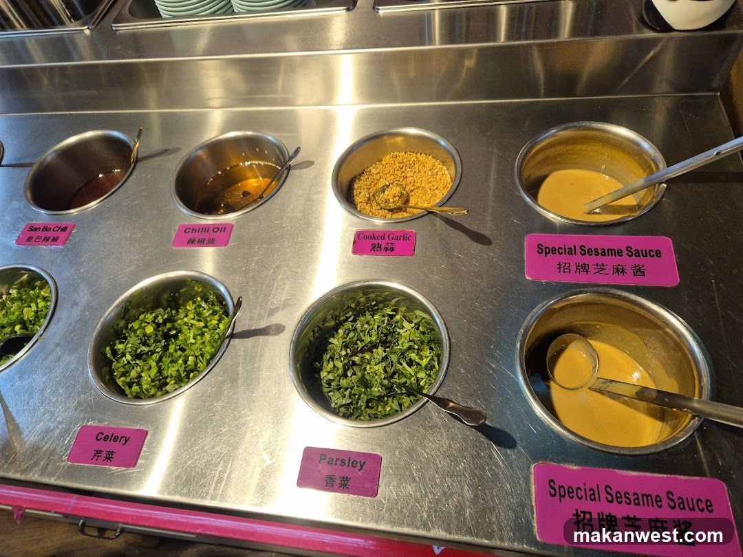 Sauce and Condiment Station