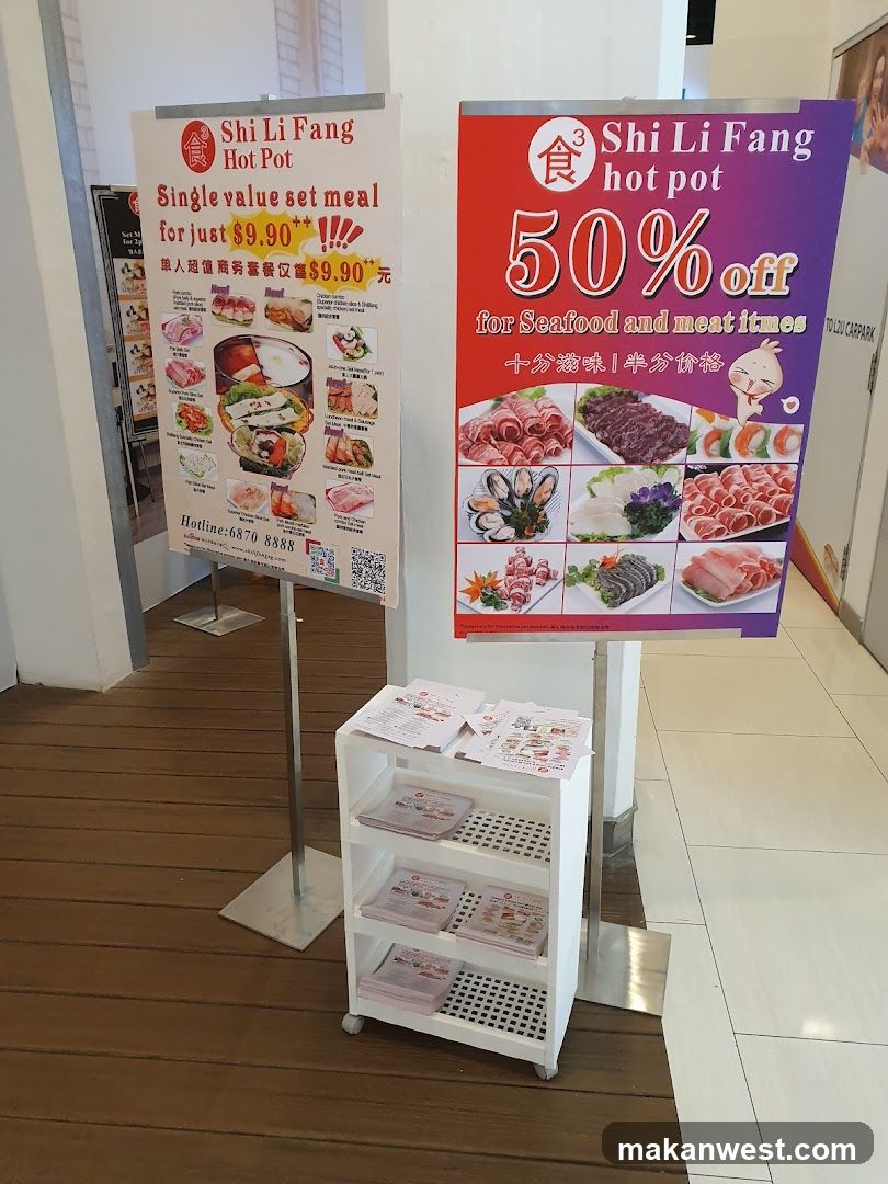 Shi Li Fang Hot Pot Promotional Signs