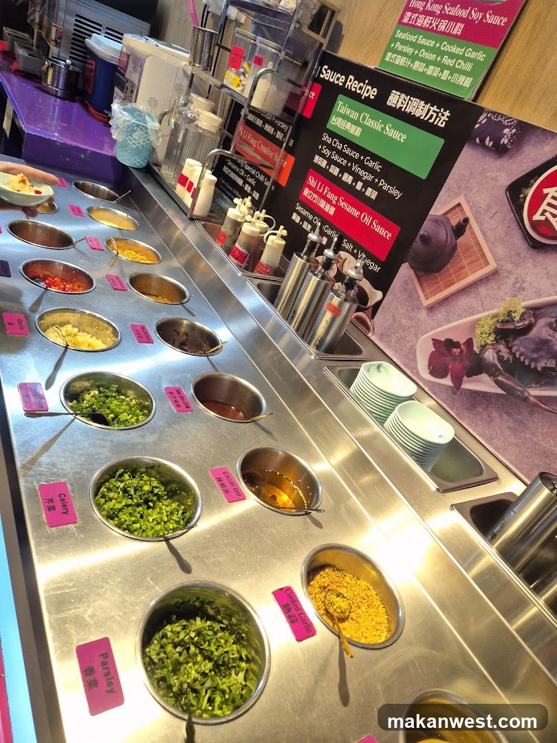 Sauce Bar Station