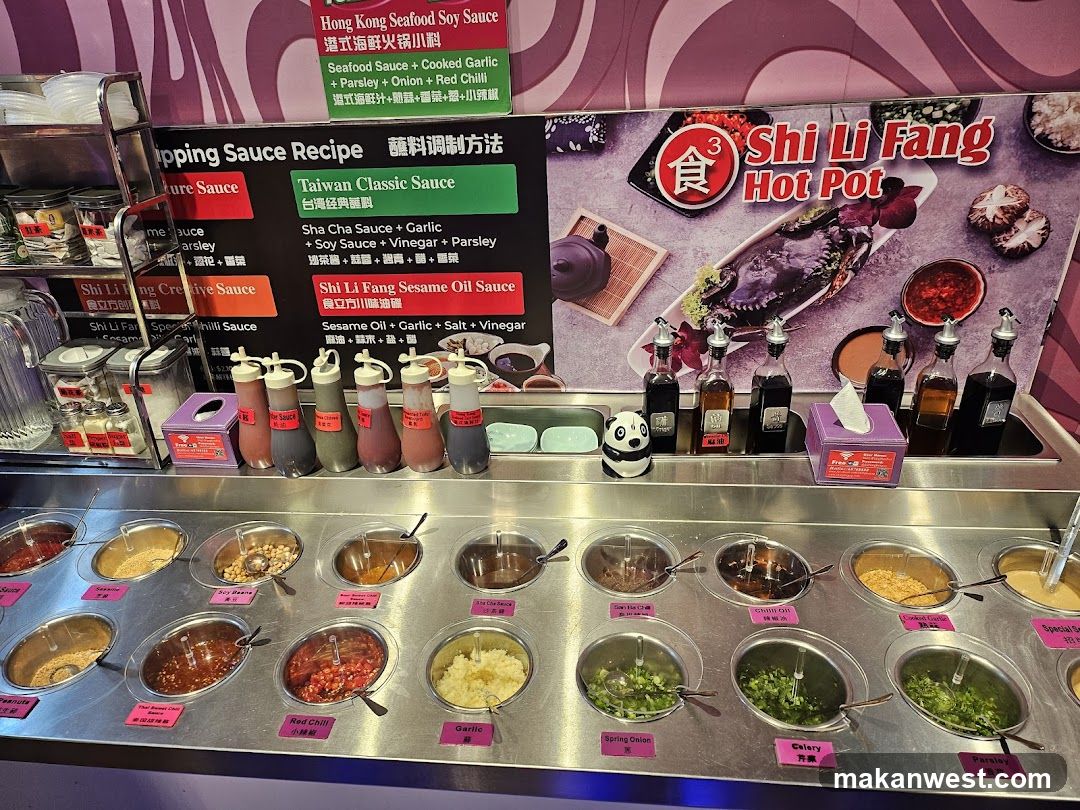 Shi Li Fang Hot Pot Condiment Station