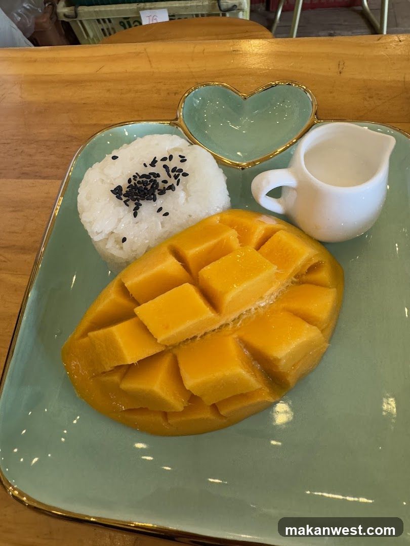 Mango Sticky Rice Dish