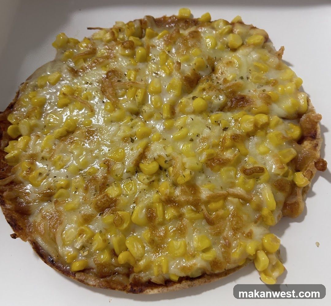 Corn and Cheese Pizza