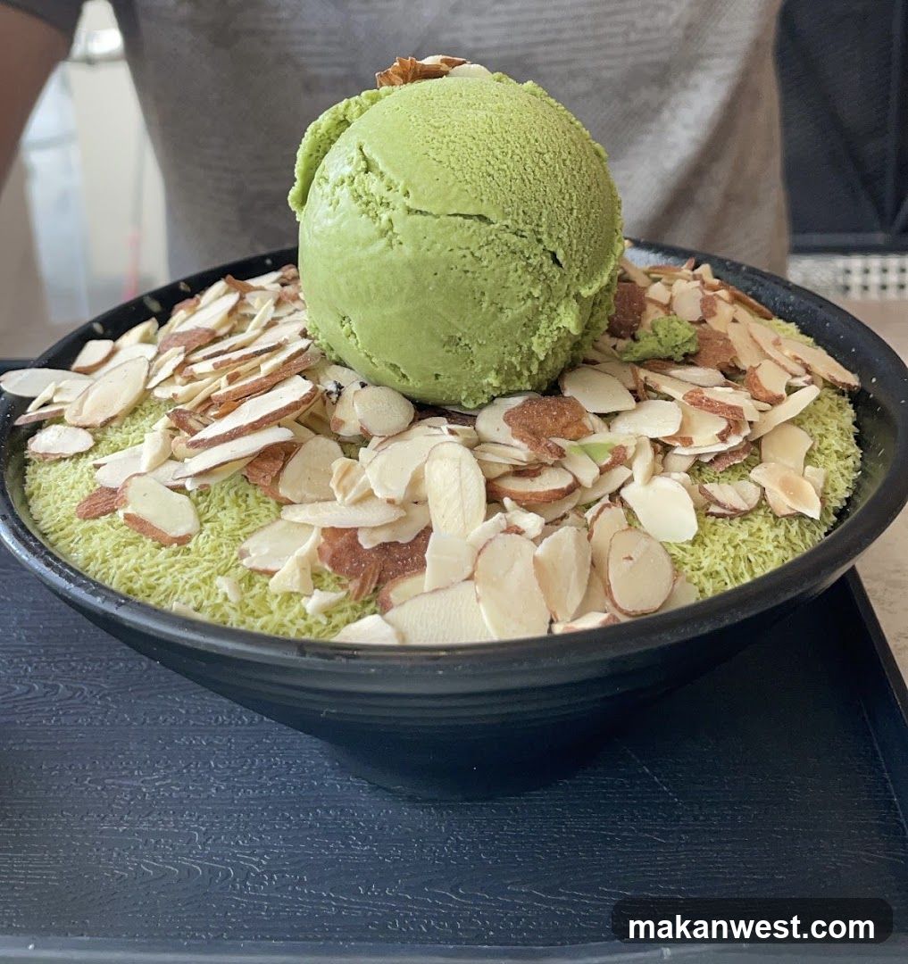 Matcha Ice Cream Dessert
