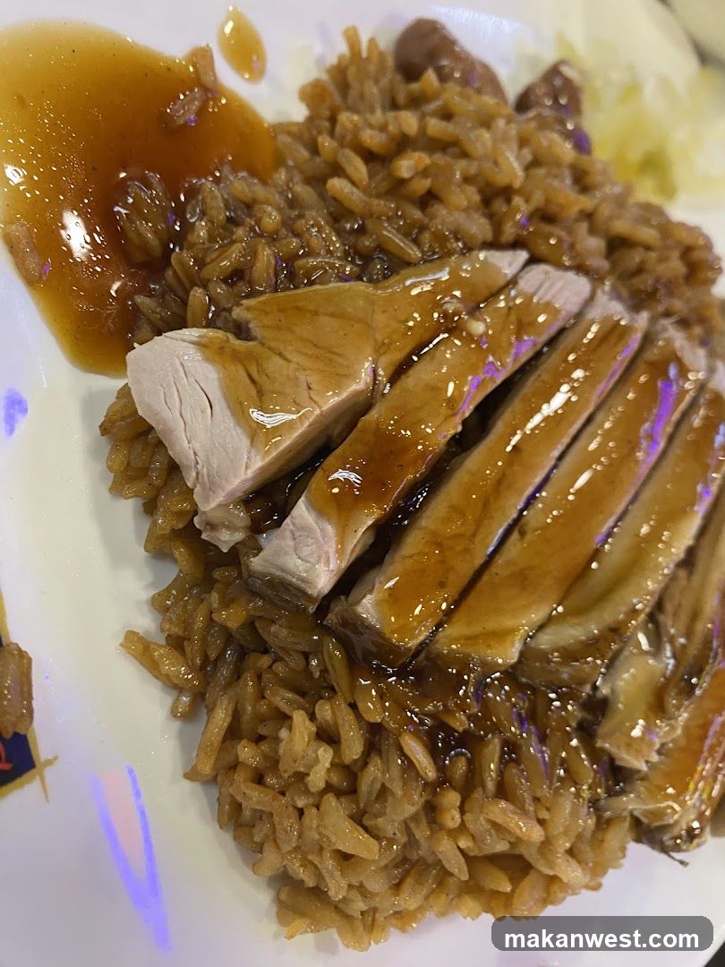 Roast Chicken Rice Plate