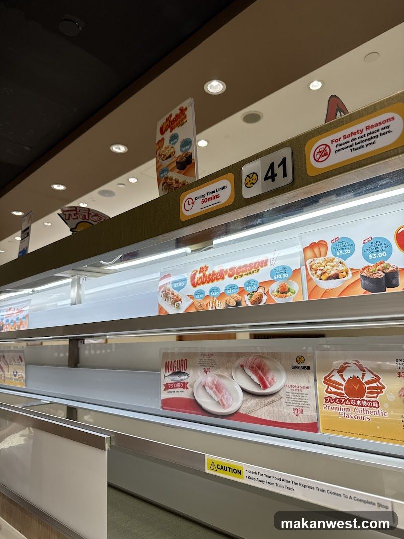 Sushi Conveyor Belt Display
